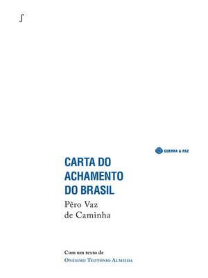 cover image of Carta do Achamento do Brasil